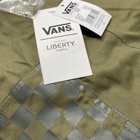 💖MEGA SALE💖VANS Made With Liberty Jacket Green Women Casual Coat VN0A5FSDZEA - Picture 7 of 7